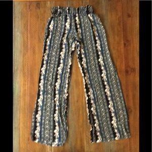Women’s Sky & Sparrow Print Boho Pants L